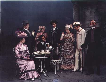 The cast of Charley's Aunt