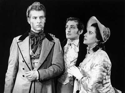 Alan as Pip in Great Expectations, with Charles Kay 