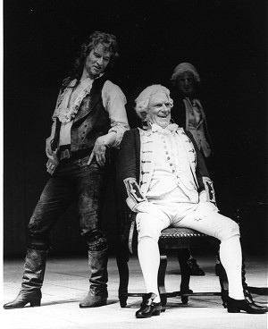 Alan with Norman Rodway in 'Wild Oats'